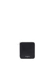 Maison Kitsune Wallet Square Zipped Black