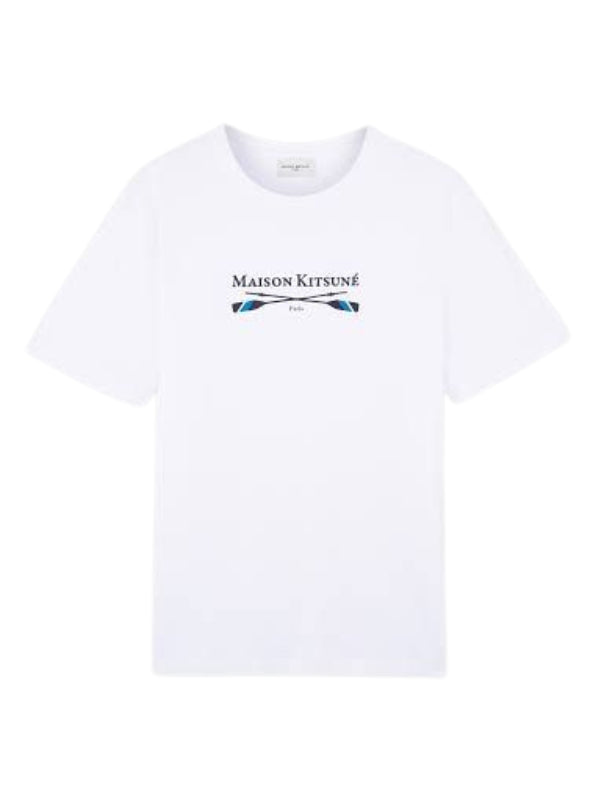 Maison Kitsune T-Shirt MK Oars White