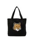 Maison Kitsune Bag Tote Fox Head Black