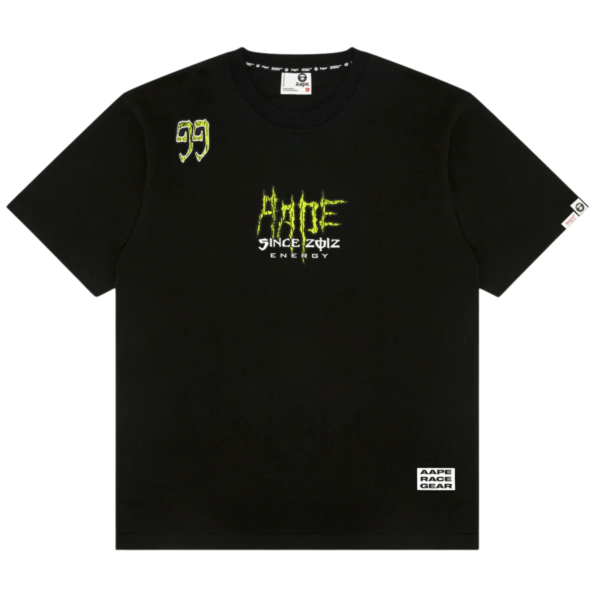 Aape T-Shirt Energy Logo Black