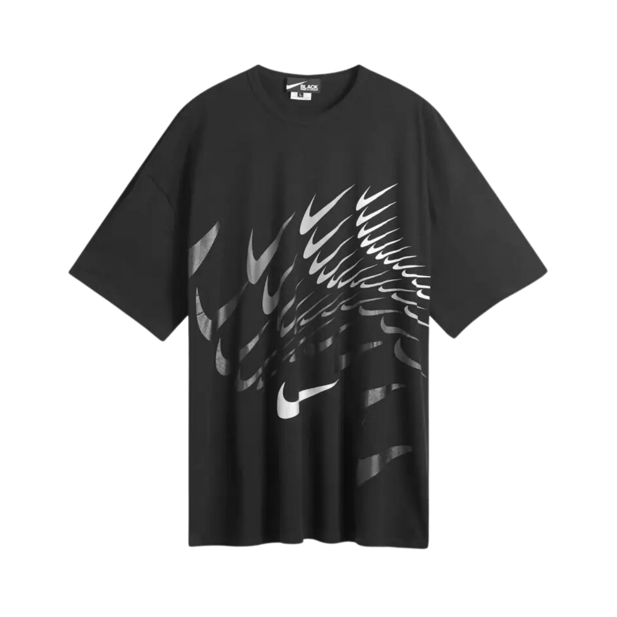 Comme Des Garcons T-Shirt x Nike Logo Black