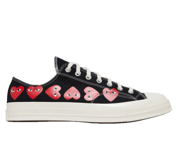 Comme Des Garcons Sneaker Allover Hearts Black-Red – AL Capone Premium