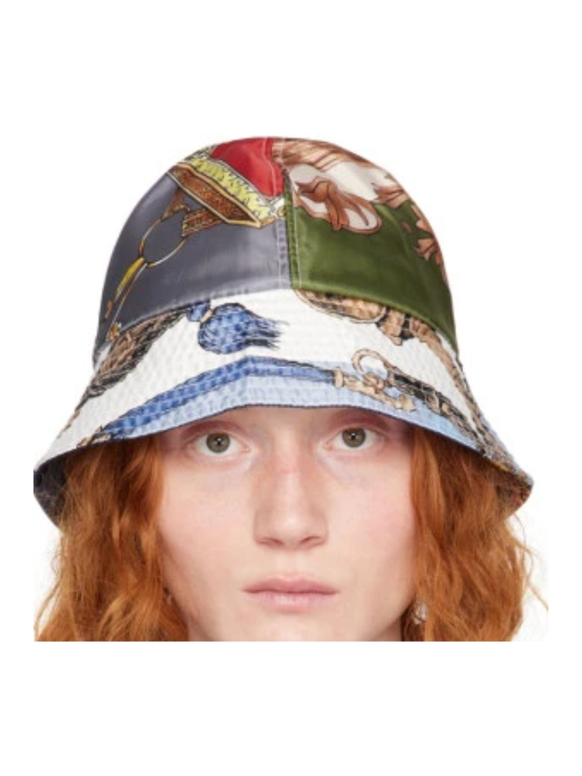 Comme Des Garcons Bucket Hat Allover Print Multi Colour