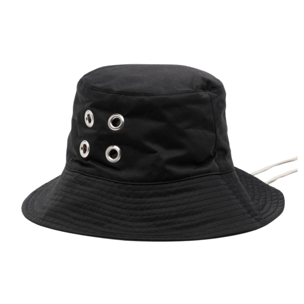 Rick Owens Bucket Hat Eyelets Black – AL Capone Premium