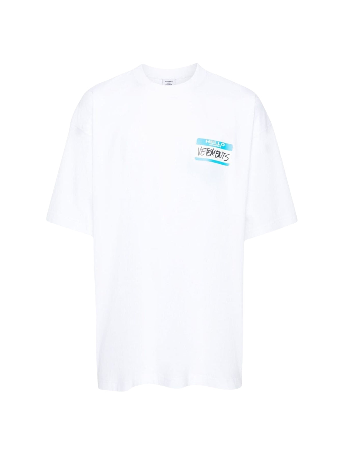 Vetements T-Shirt Logo My Name Is White - 1