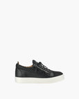 Giuseppe Zanotti Sneakers Z74 Mesh Silver Zip Black