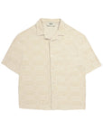 Mouty Shirt Terry Monogram Ecru