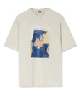 Msgm T-Shirt Graphic Print Block White