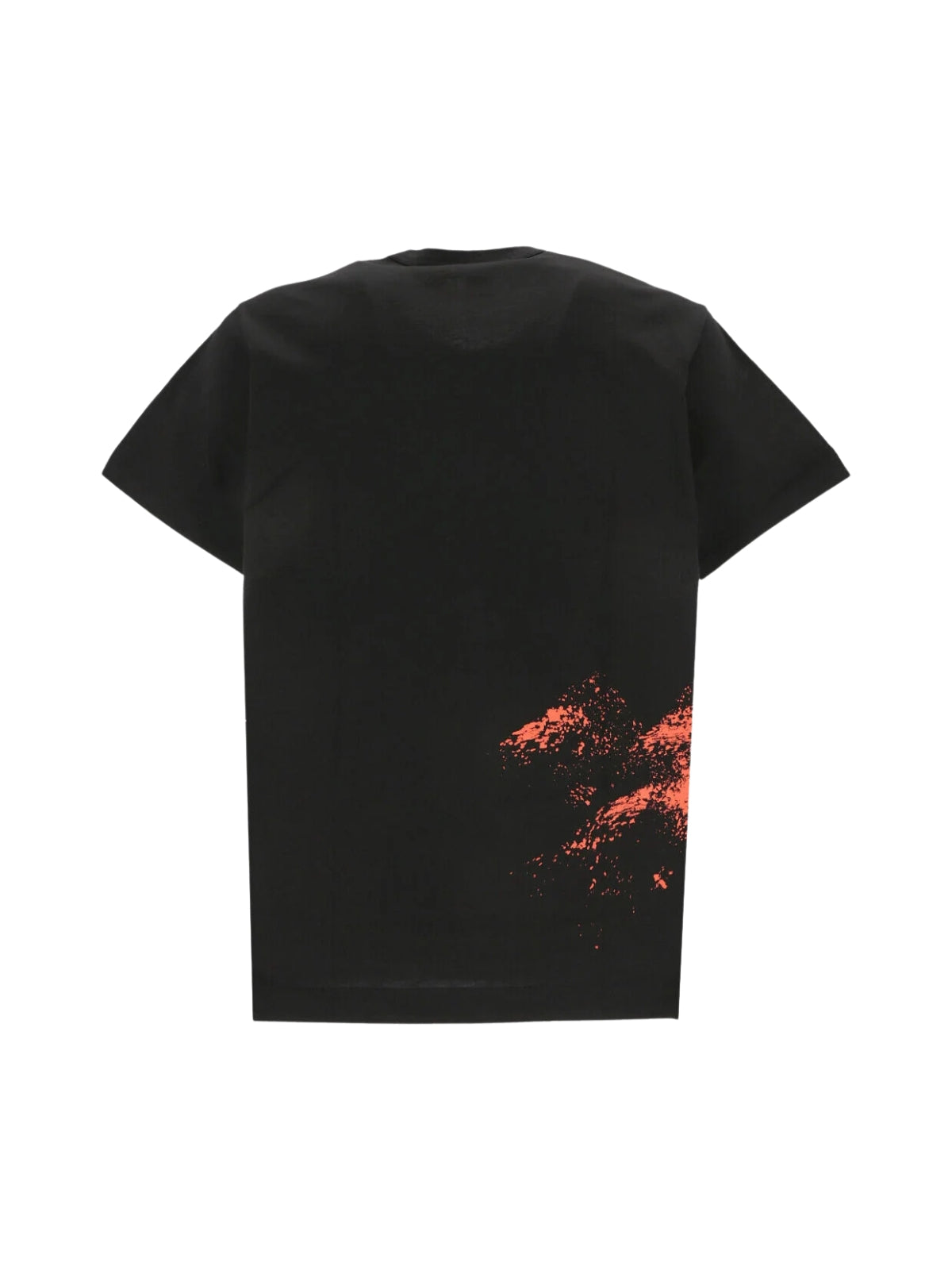 Comme Des Garcons T-Shirt Splatter Red-Black