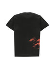 Comme Des Garcons T-Shirt Splatter Red-Black