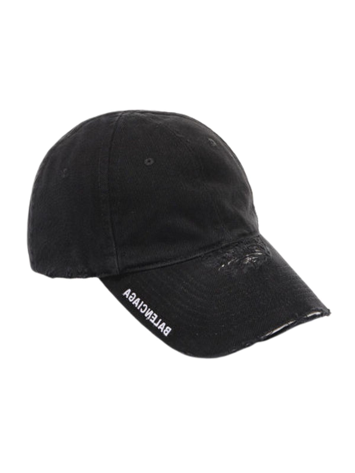 Balenciaga Cap Worn Black - 1