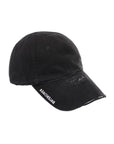 Balenciaga Cap Worn Black - 1