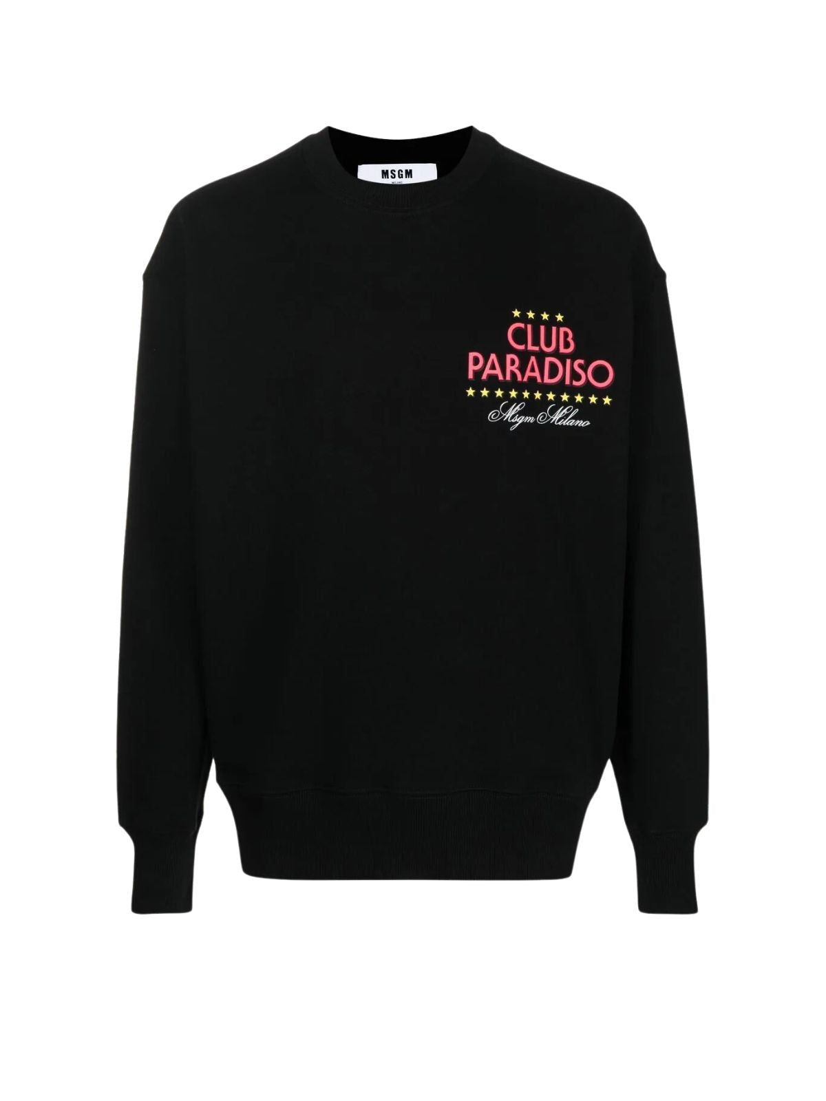 Msgm Sweater Club Paradiso Black - 1