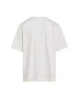 Jil Sander T-Shirt Liquid Print White-Blue