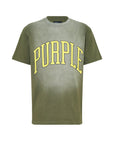 Purple T-Shirt Heavy Jersey Green