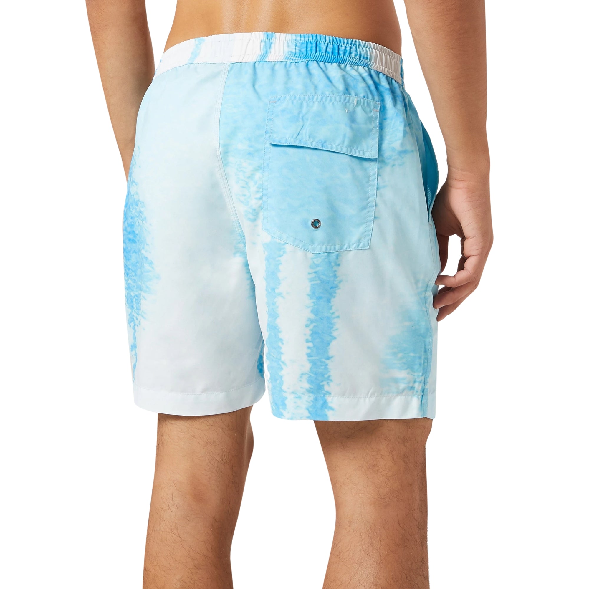 Blue Sky Inn Shorts Aqua Palm Blue-White