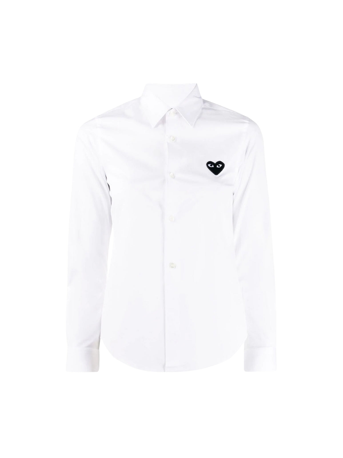 Comme Des Garcons Shirt Heart White