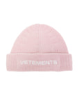 Vetements Beanie Logo Pink - 1