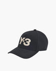 Y-3 Cap Logo Cap Black