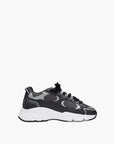 Cleens Sneakers C22 Mesh Lace Up Black