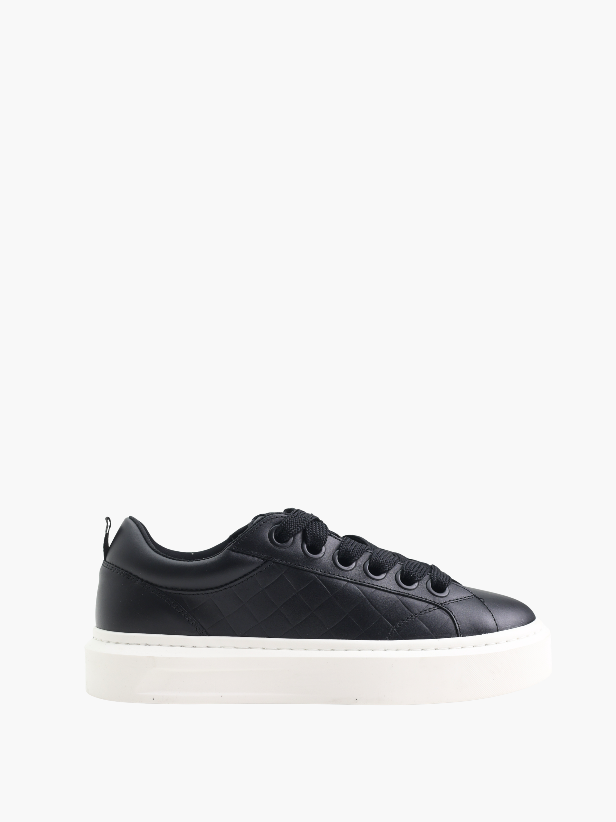 Cleens Sneaker C45 Leather White Sole Black