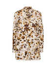 Msgm Shirt Ladies Allover Print Multi