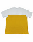 Vtmnts T-Shirt Logo 2 Tone Mustard White