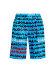 Marni Shorts Allover Print Blue