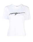 Msgm T-Shirt Ladies Logo White