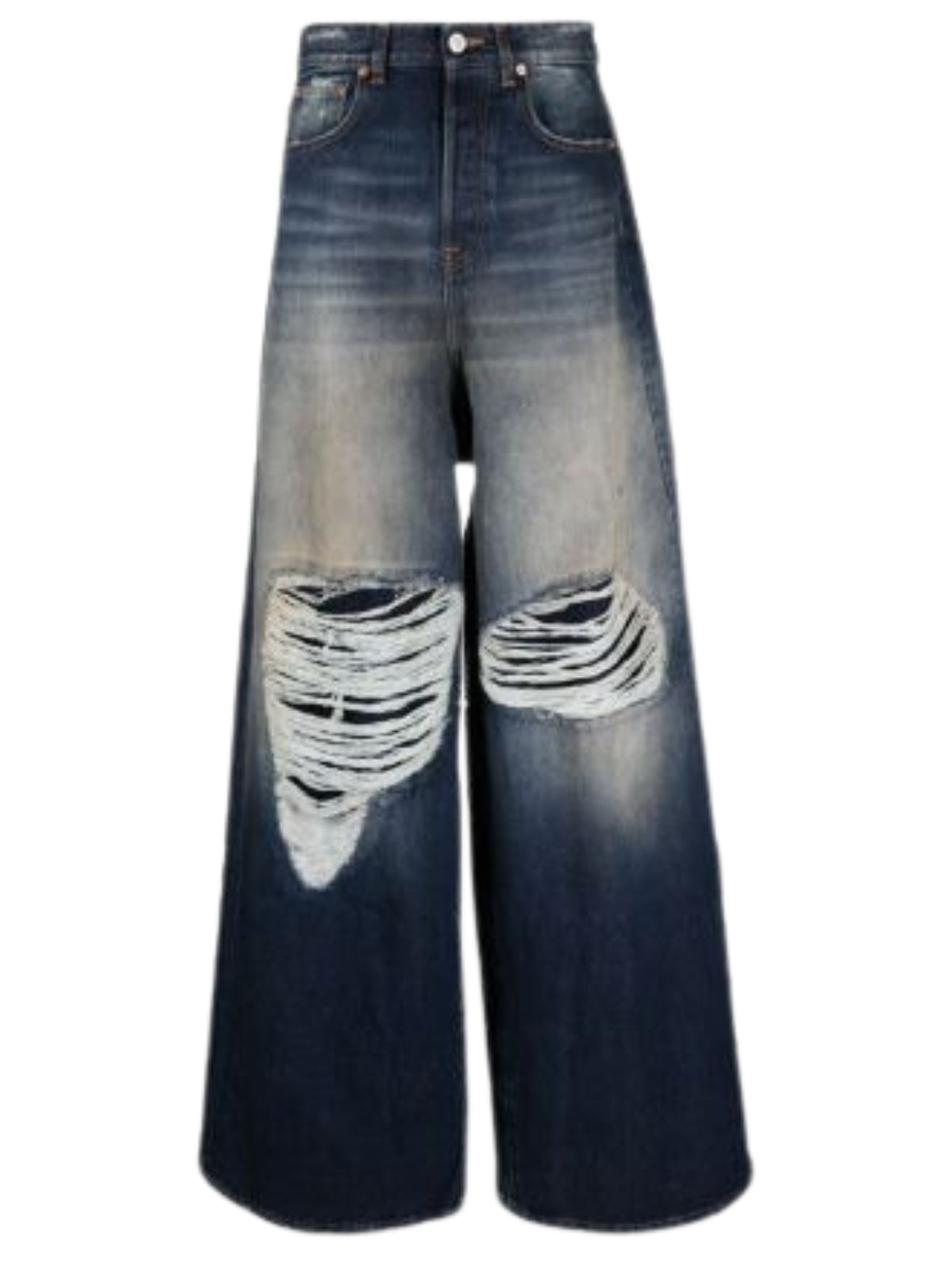 Vetements  Jean Ripped Blue - 1