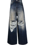 Vetements  Jean Ripped Blue - 1