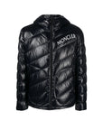 Moncler Jacket Shama Hooded Logo Black - 1