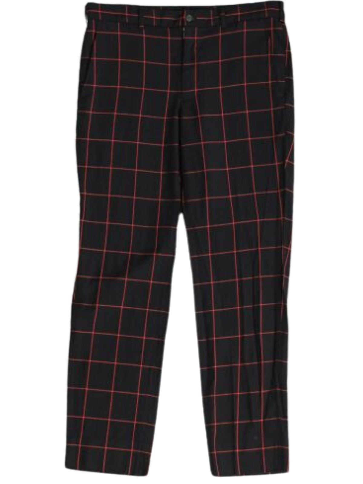 Comme Des Garcons Pants Window Pane Black-Red