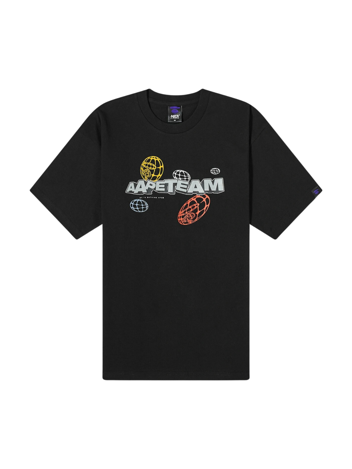 Aape T-Shirt Aapeteam World Black - 1