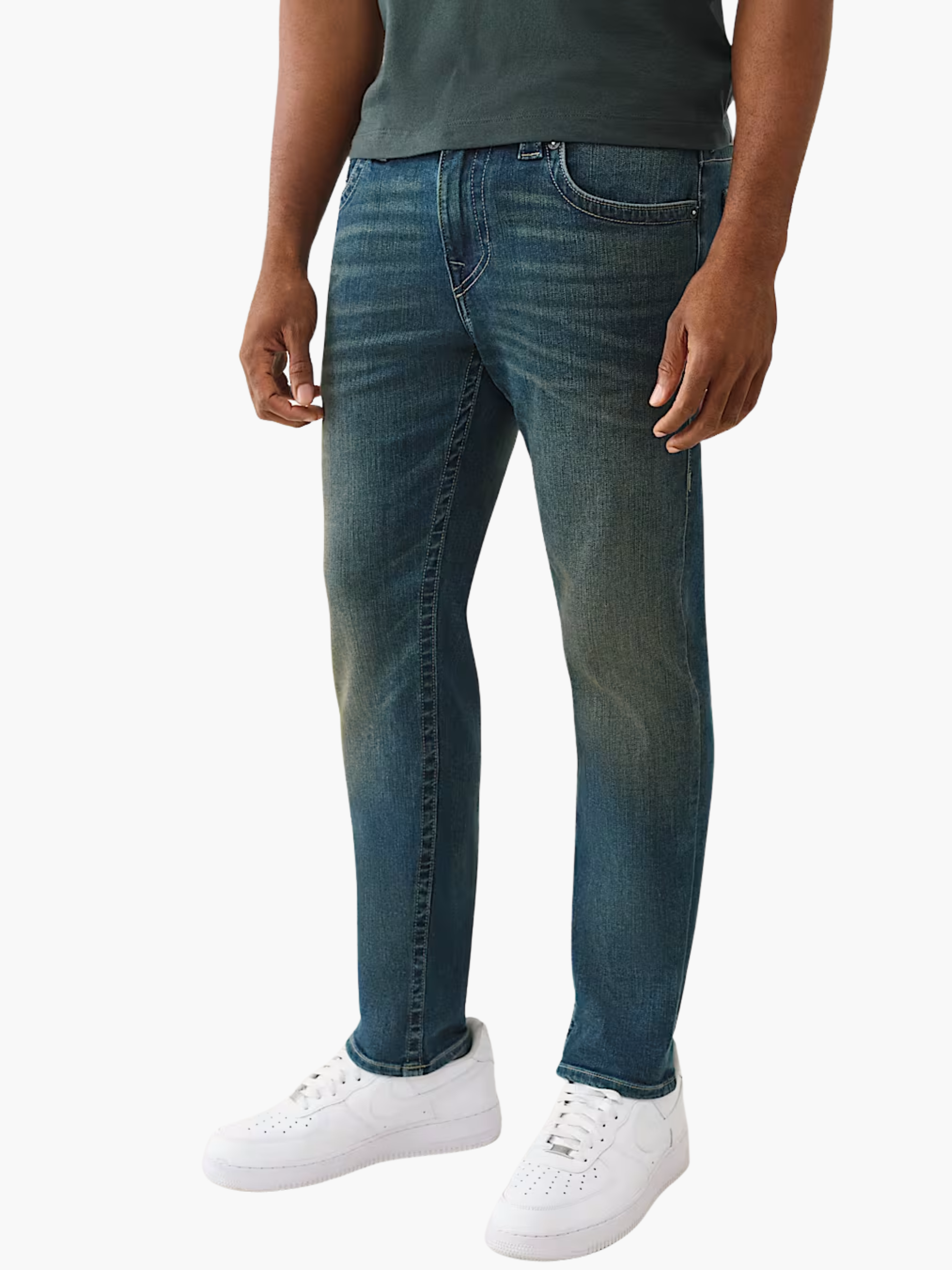 True Religion Jeans Rocco Sn Nf 32 In Riff Grunge Dark Wash