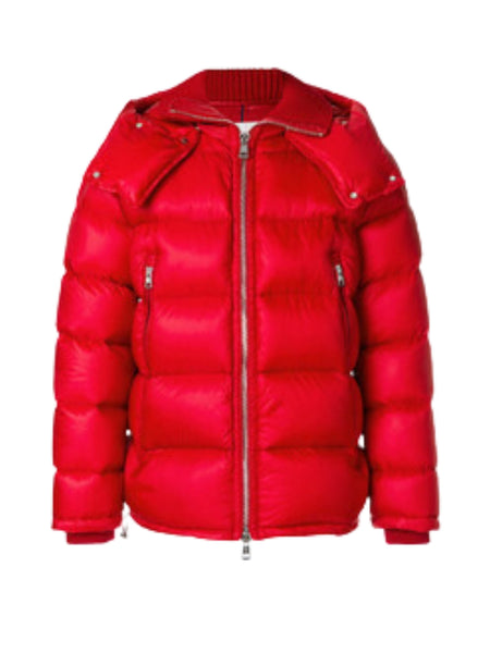 Moncler Jacket Winnipeg Puffer Logo Red - AL Capone Premium