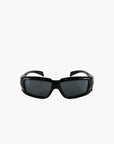Rick Owens Sunglasses Rectangle Silhouette Black