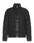 Moncler Jacket Bourne Allover Print Black