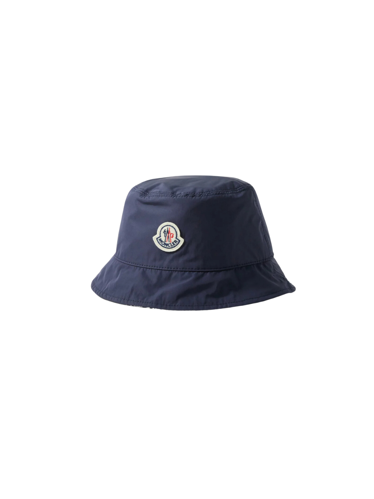 Moncler Bucket Hat Logo Navy - 1