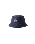 Moncler Bucket Hat Logo Navy - 1