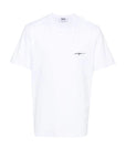 Msgm T-Shirt Logo Off-White