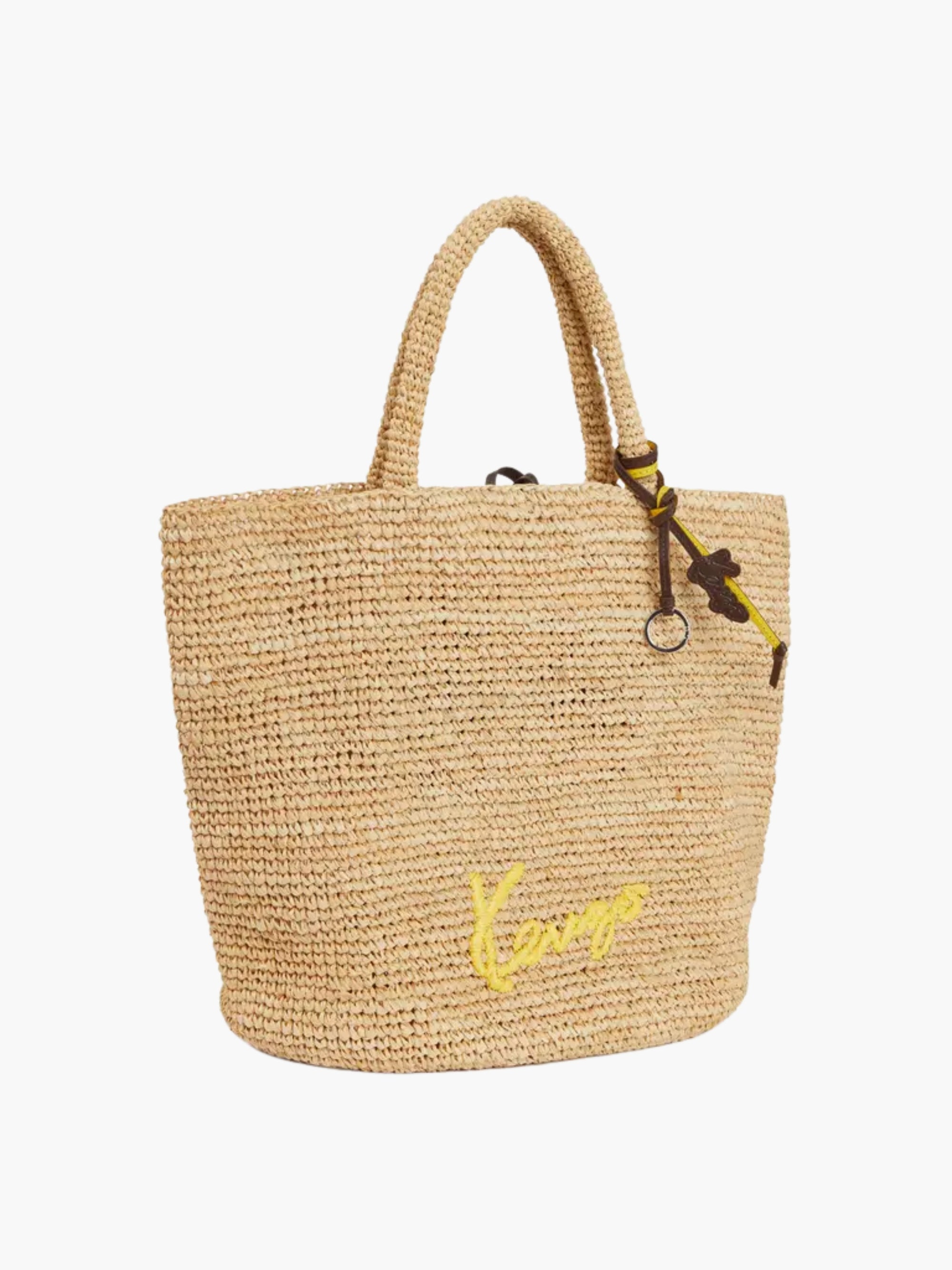 Kenzo Bag Knitted Sling Dark Beige