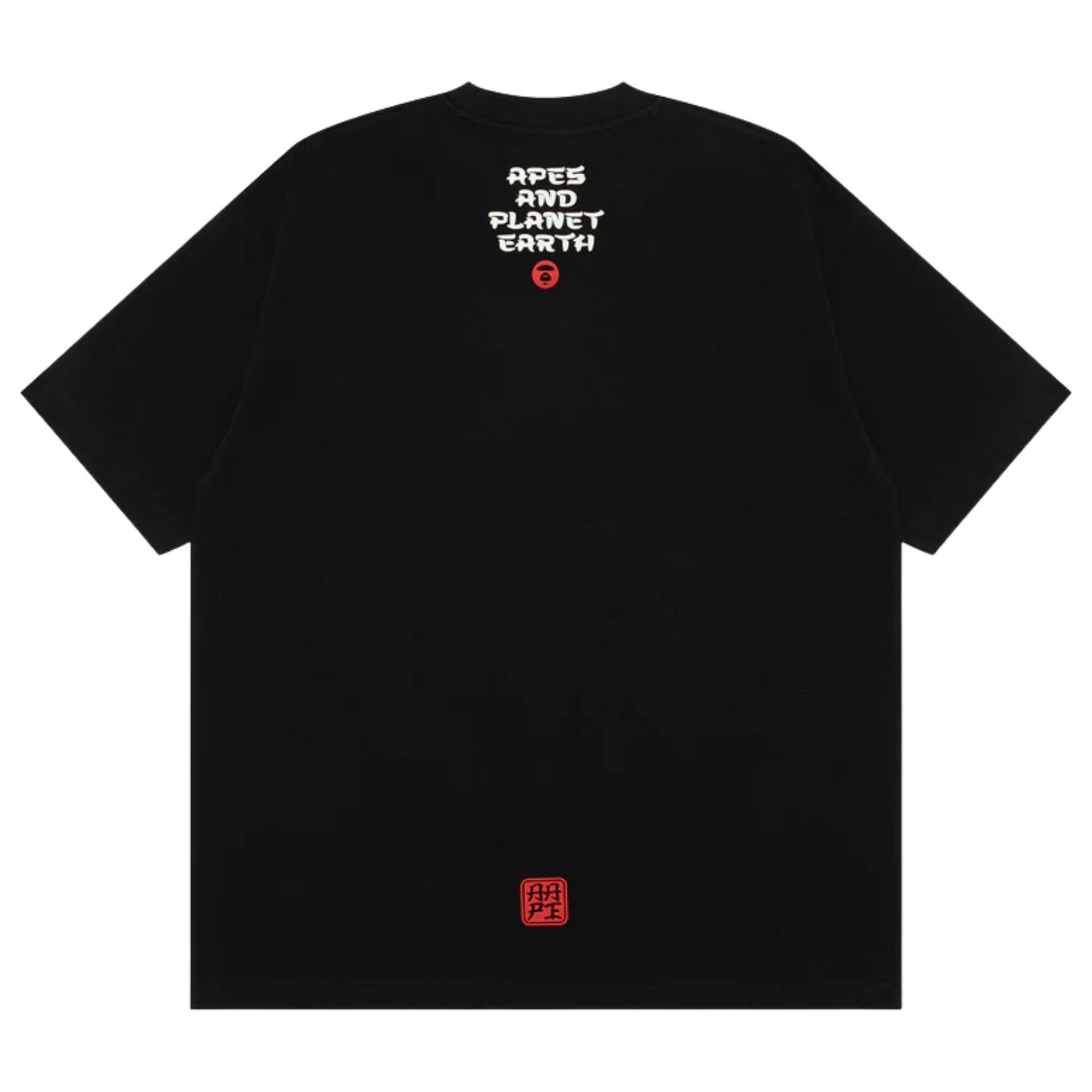 Aape T-Shirt Graphic Print Universe Black