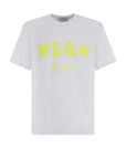 Msgm T-Shirt Logo White