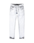 Purple Jeans Charcoal Overdye White Foil Grey