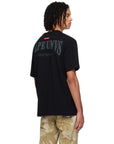 Aape T-Shirt Multiple Logos Black