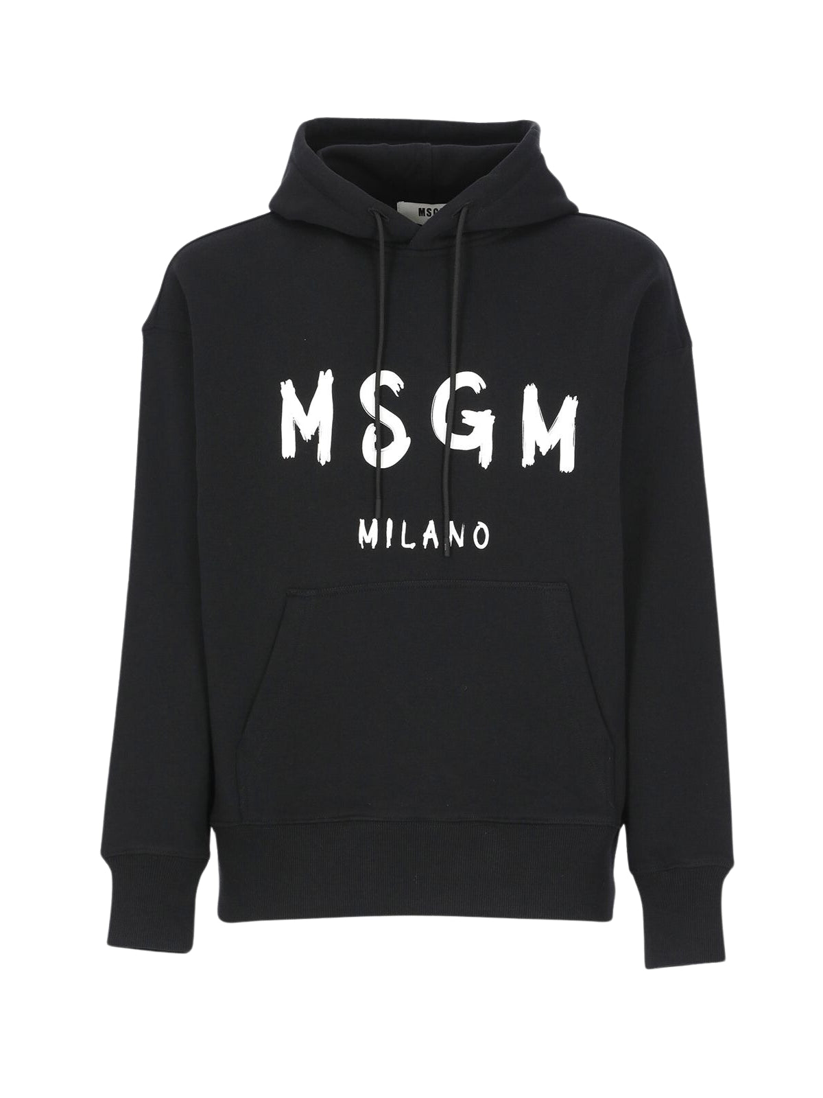 Msgm  Slim Milano Hoodie Black - 1