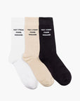 Drole Socks Slogan Pack Multicolor