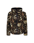 Drole De Monsieur Jacket Fleece Paisley Pattern Multi Colour