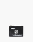 Off-White Wallet White Logo Black